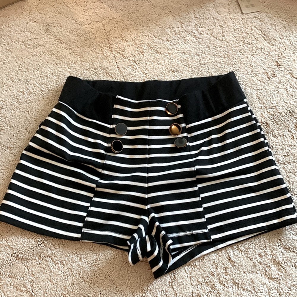 monteau striped shorts size M